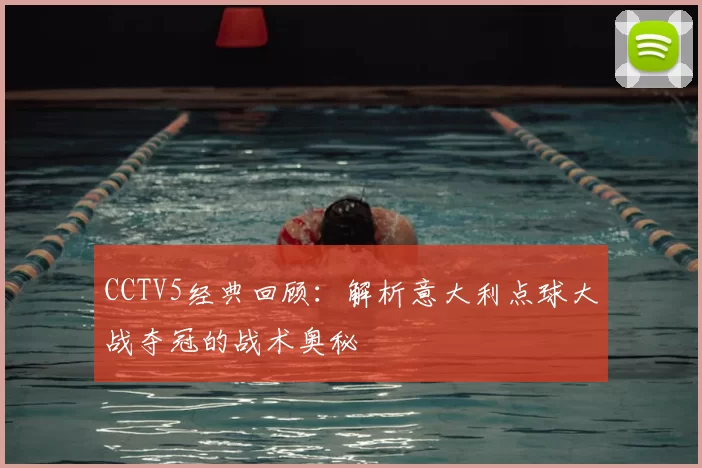 CCTV5经典回顾:解析意大利点球大战夺冠的战术奥秘
