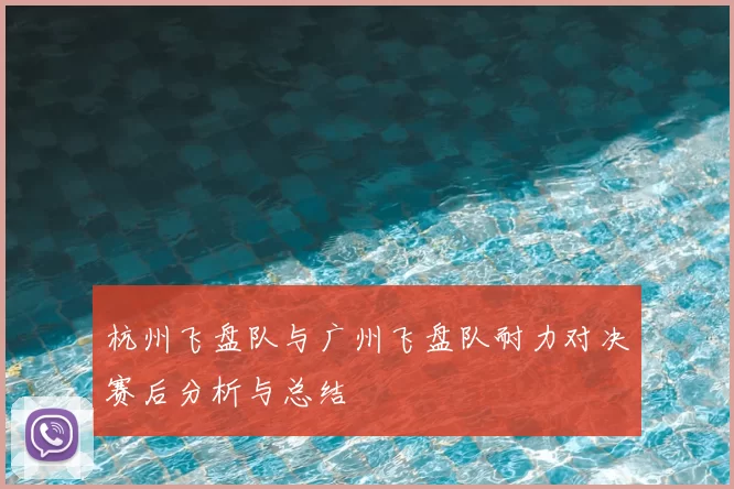 杭州飞盘队与广州飞盘队耐力对决赛后分析与总结