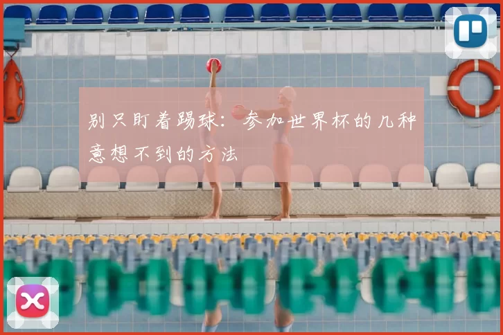 别只盯着踢球：参加世界杯的几种意想不到的方法